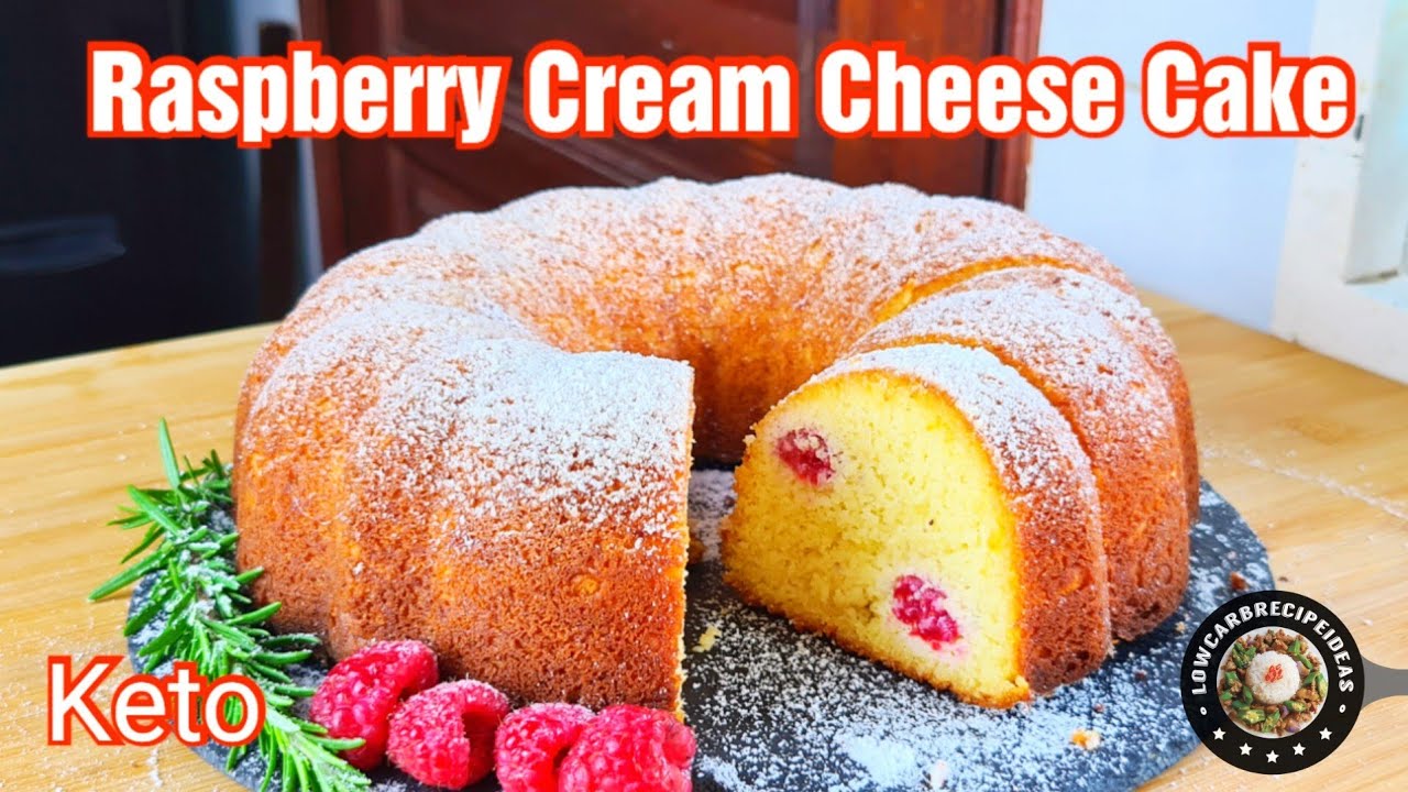 HOW TO MAKE KETO RASPBERRY CREAM CHEESE CAKE V2.0