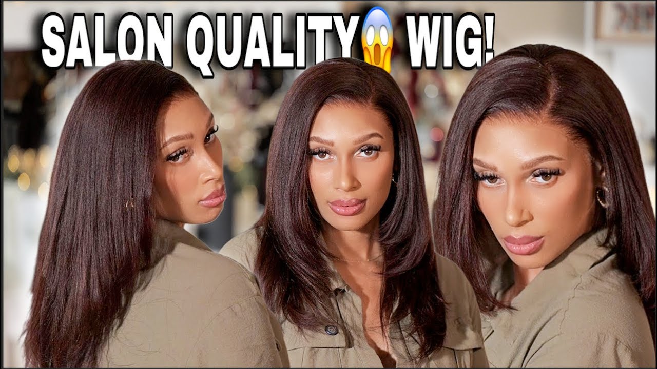 🍒This Cherry WIG Looks Like a Fresh Silk Press&hellip; But It&rsquo;s 100% Glueless 👀🔥- WowAfrican
