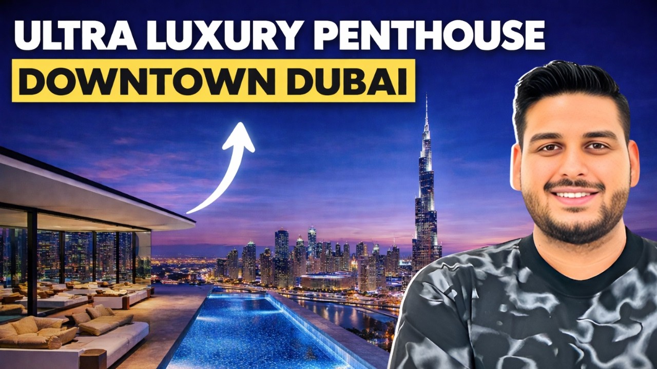 Full Burj Khalifa facing penthouse in Dubai | Inaura Hotel and residences by Arada .