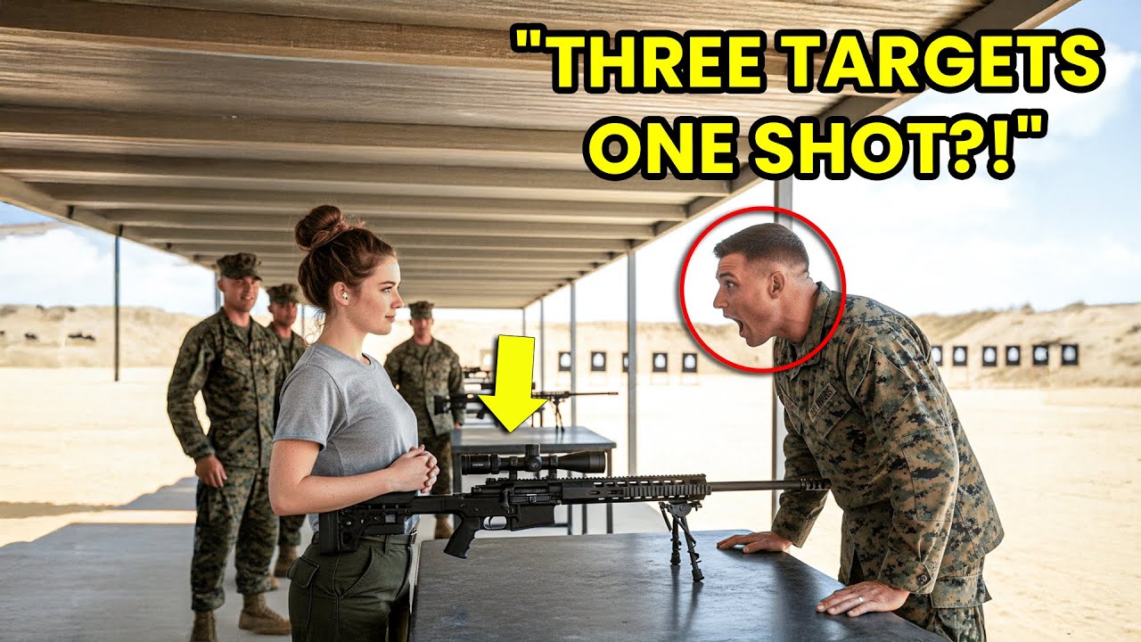 US Marine Snipers Couldn't Hit the Target — Until She Hit Three Targets With One Shot