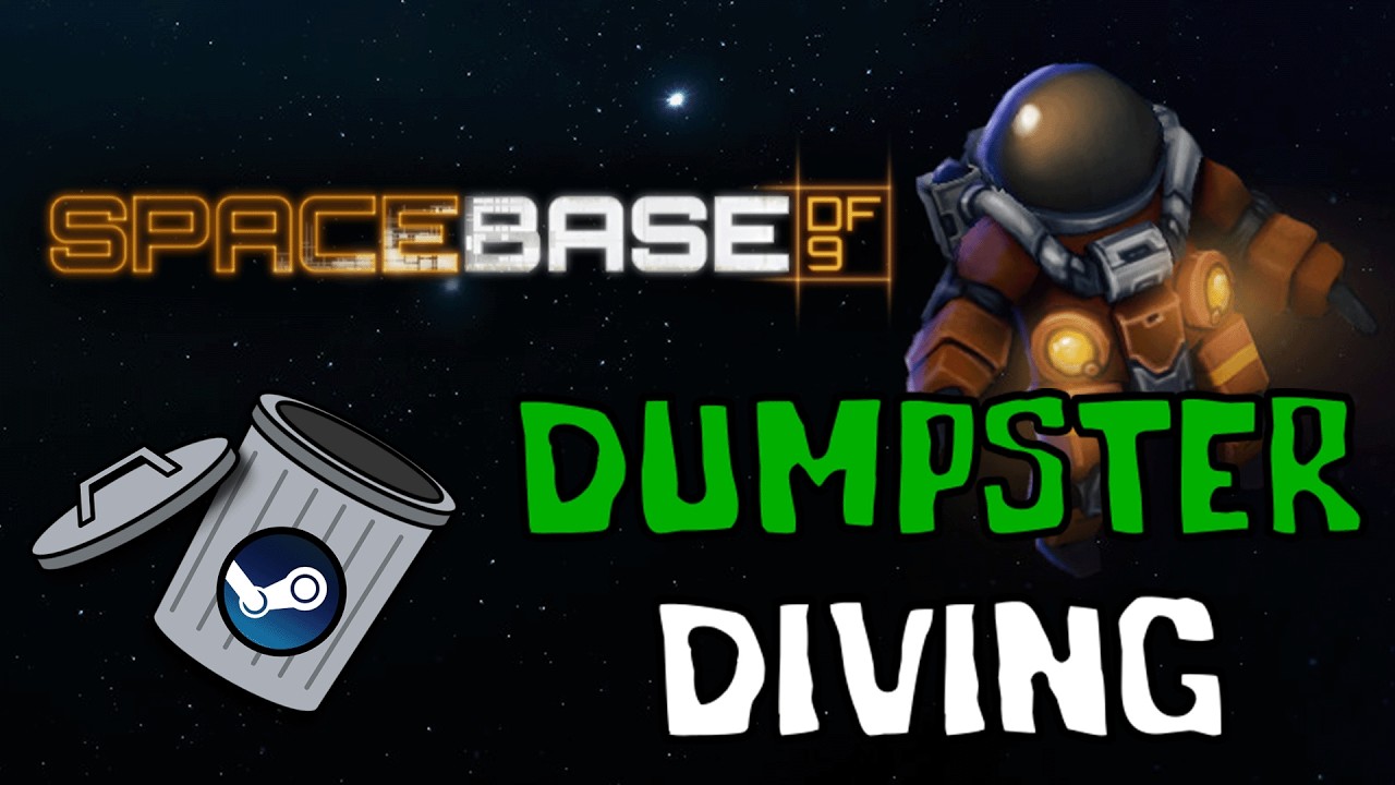 Космическая база DF9 ​​| Поиск сокровищ в мусорных контейнерах