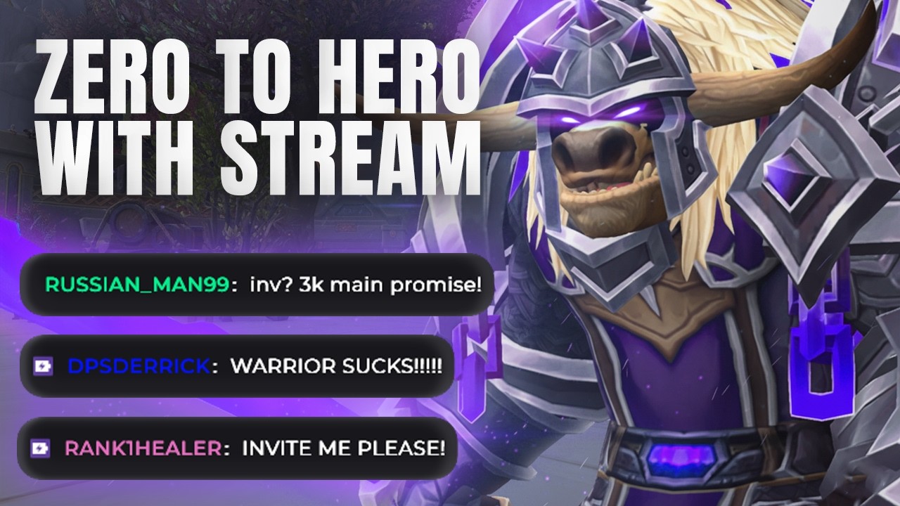 TANK VS VIEWERS! | Protection Warrior Zero to Hero | Ep 1