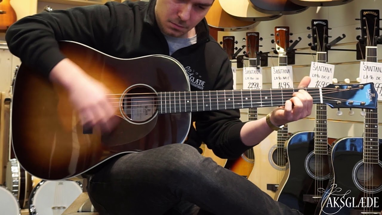 Sigma JM-SG45+ Akustisk Guitar (DANSK)