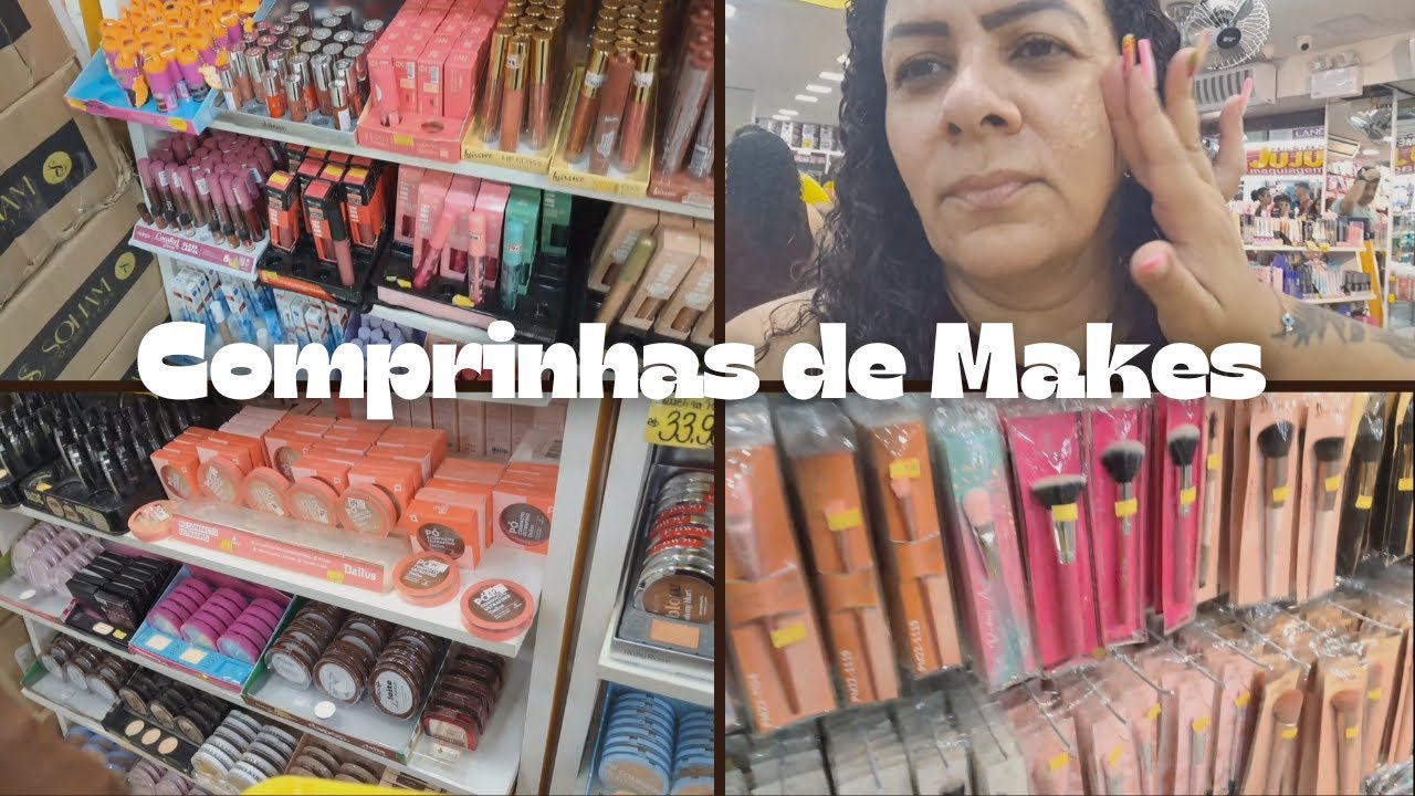 VLOG DE MAKES 🥰 COMPREI MUITAS Maquiagens 😍❤️
