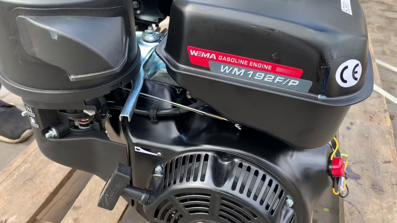 Первый проверочный запуск двигателя Вейма 192ф-с Weima 192f-s