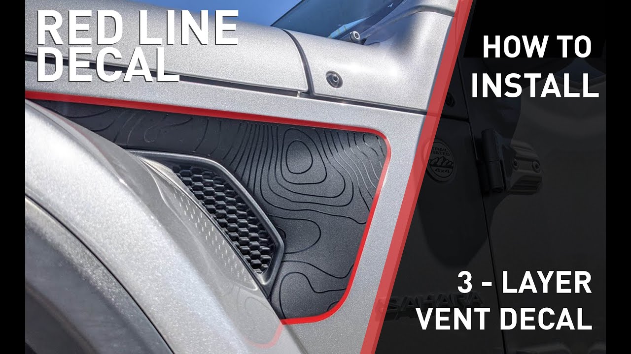 3-Layer Decal Install- JL Wrangler & Gladiator