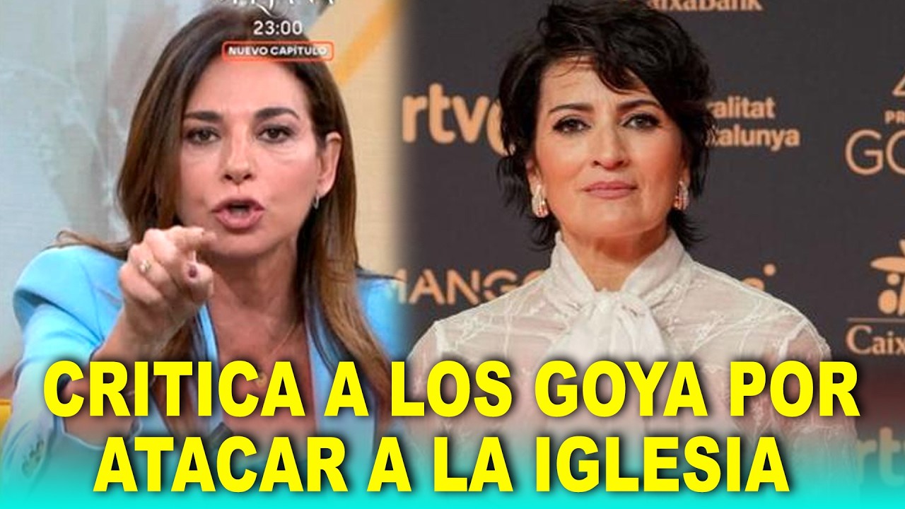 Mariló Montero ESTALLA contra los Goya y defiende a la Iglesia | DENUNCIA a Santaolalla | Directo