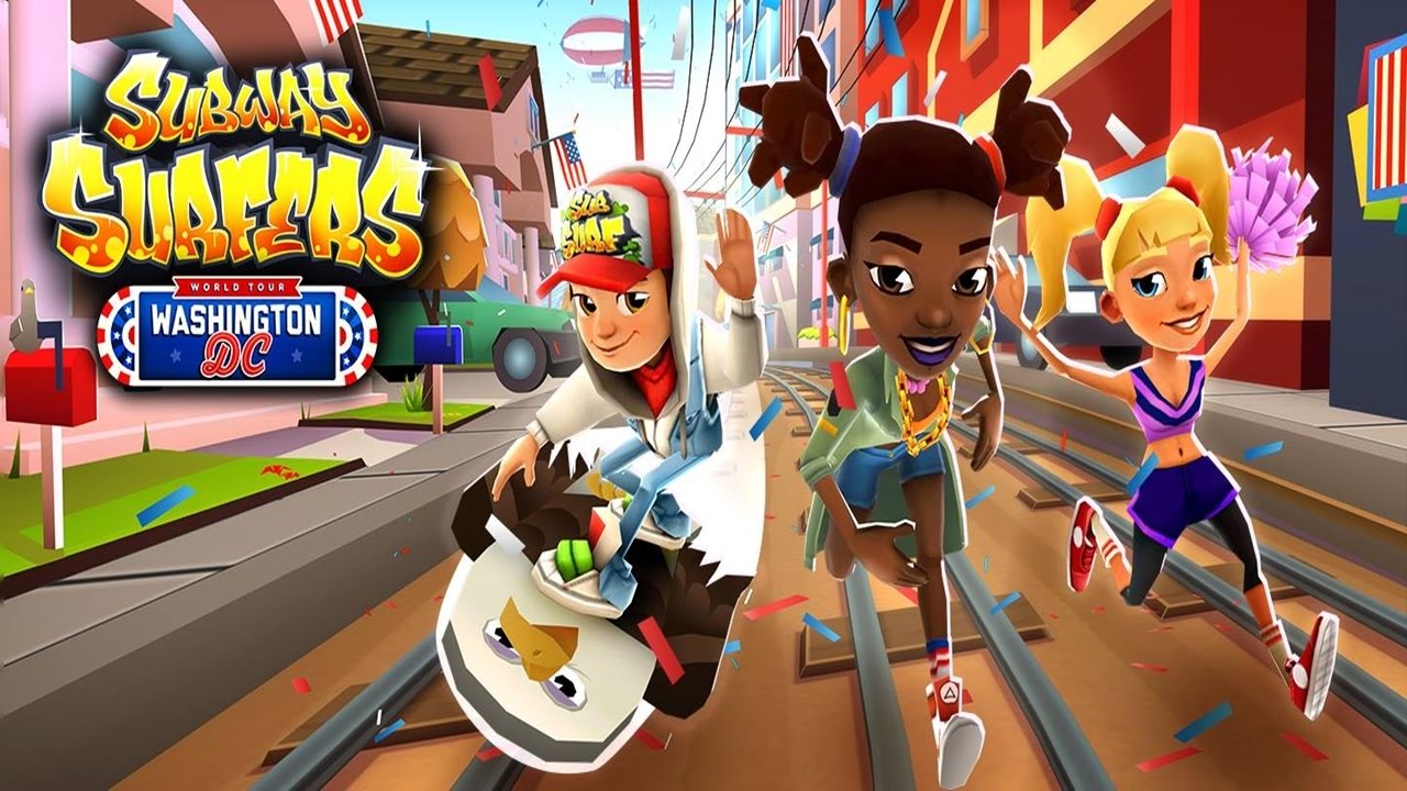Subway Surfers Washington, D.C. - Samsung Galaxy S7 Edge Gameplay