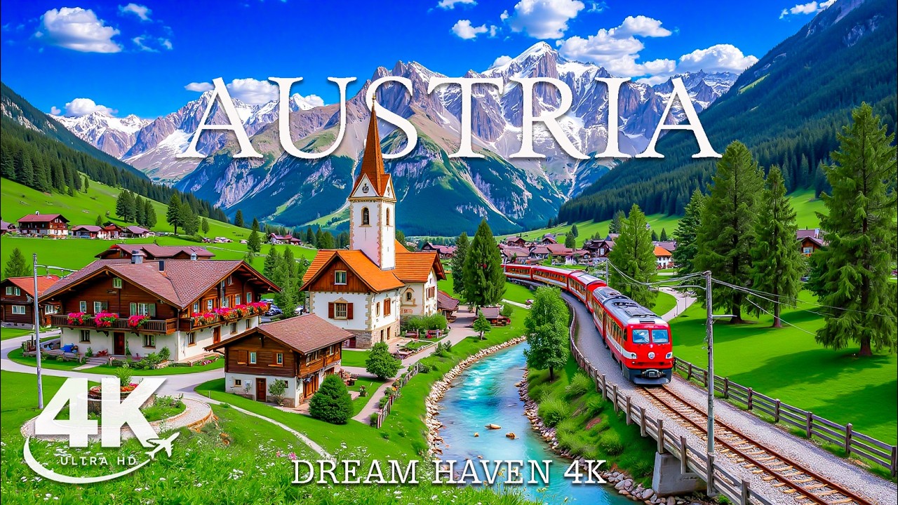 Austria 4K UHD &ndash; Dreamy Alpine Beauty, Crystal Lakes, Fairytale Villages & Peaceful Mountains