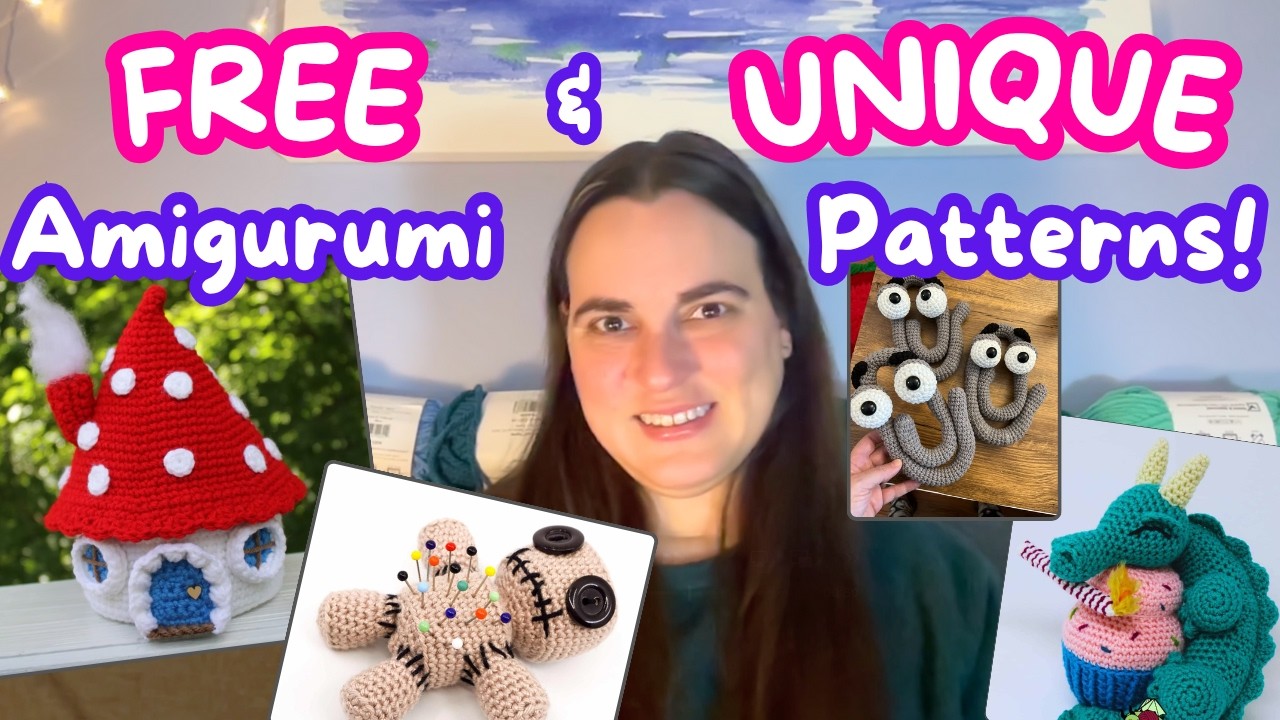 18 БЕСПЛАТНЫХ уникальных схем для вязания амигуруми! 🧶 | Подборка креативных схем для вязания крю...