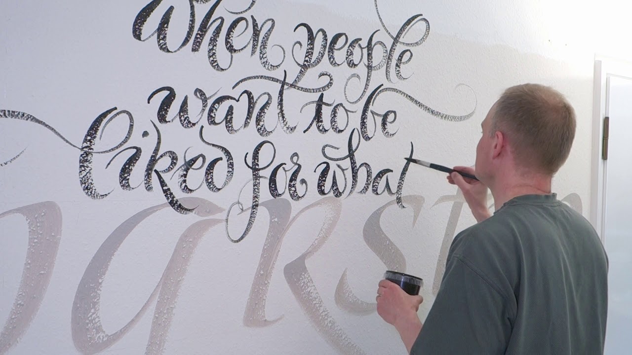 Pointed Brush Lettering Joachim Propfe