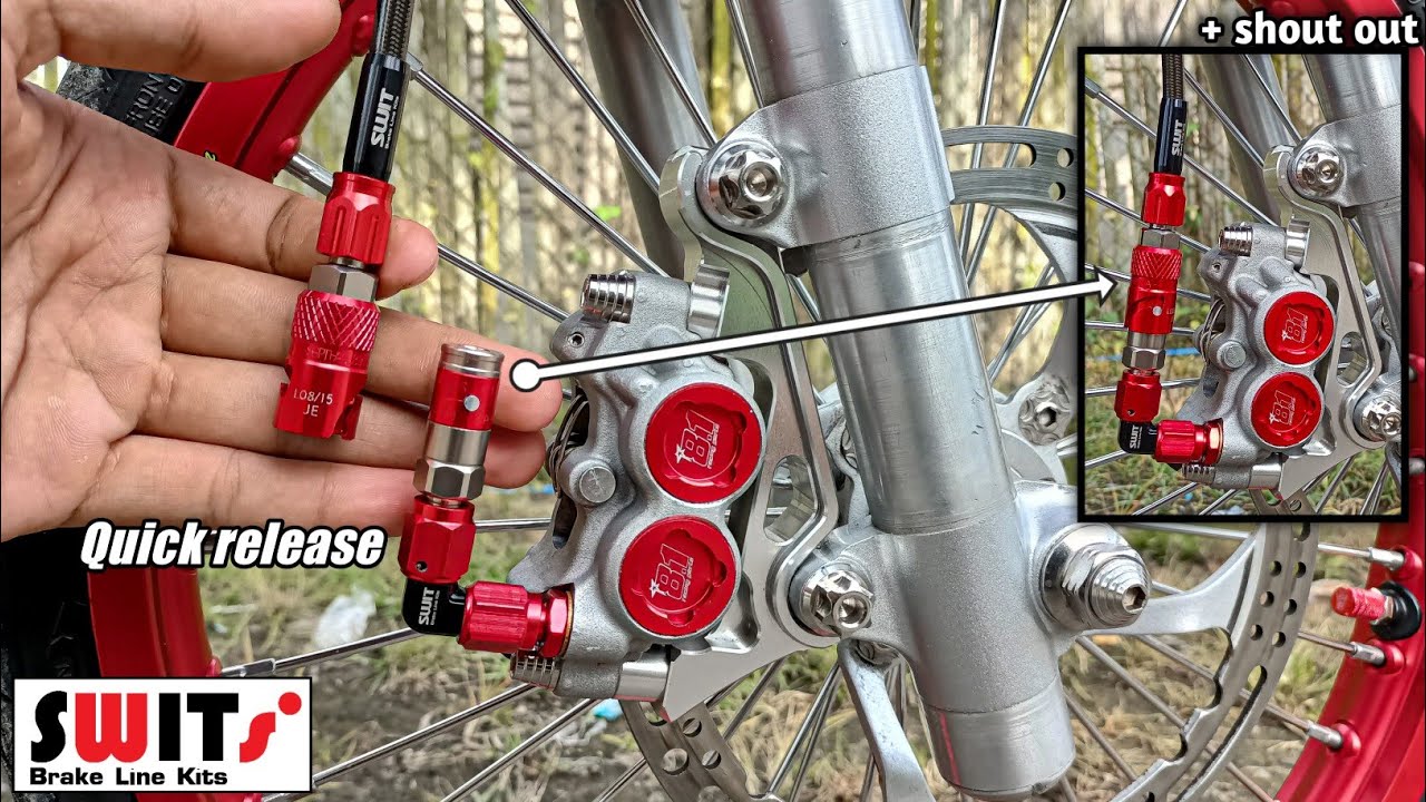 Installing SWITs brake hose 