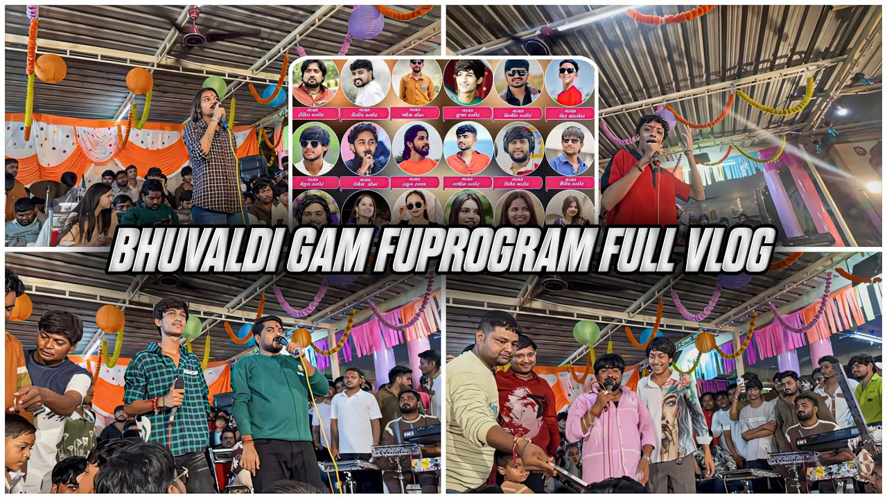 BHUVALDI GAM FULL PROGRAM VLOG 🔥rohit Thakor/ dilip Thakor / Sujal Thakor / program 🔥❤️👌