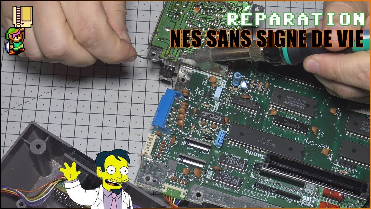 [Docteur Shu] Réparation de la NES d'un abonné