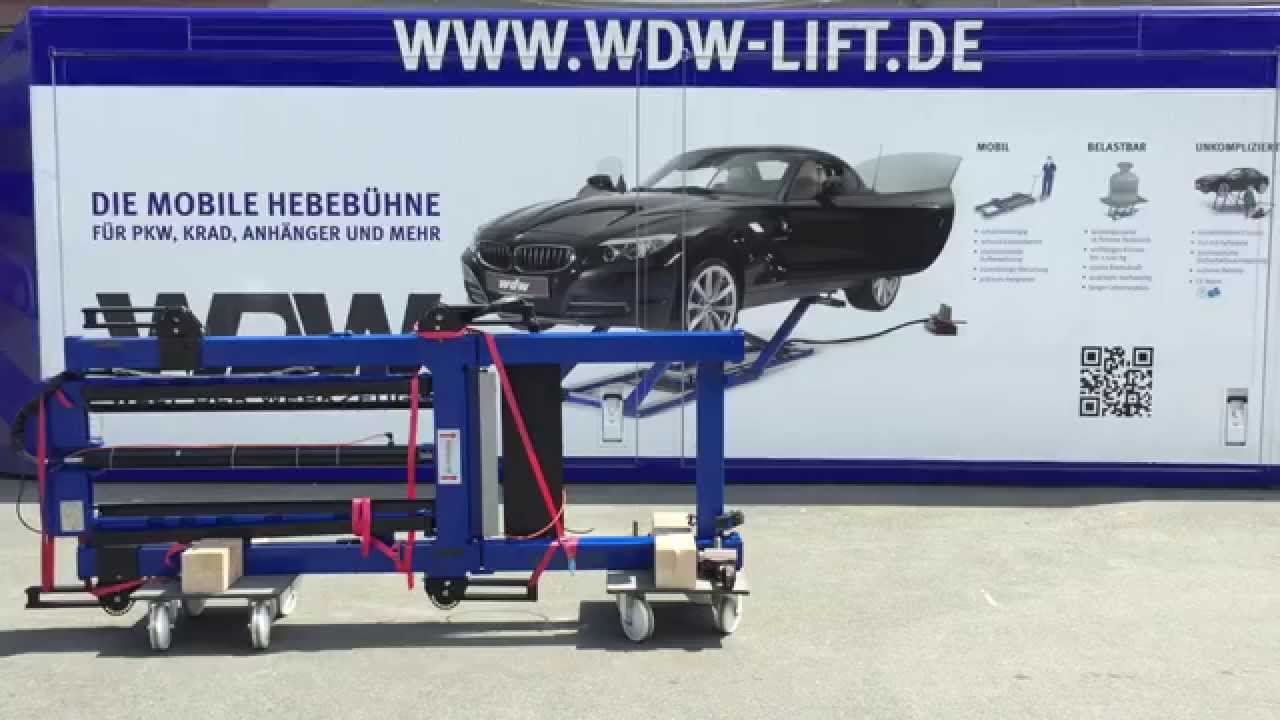 WDW LIFT Hebeb&uuml;hnen: Wie rangieren / transportieren / verstauen ? - Idee eines Kunden
