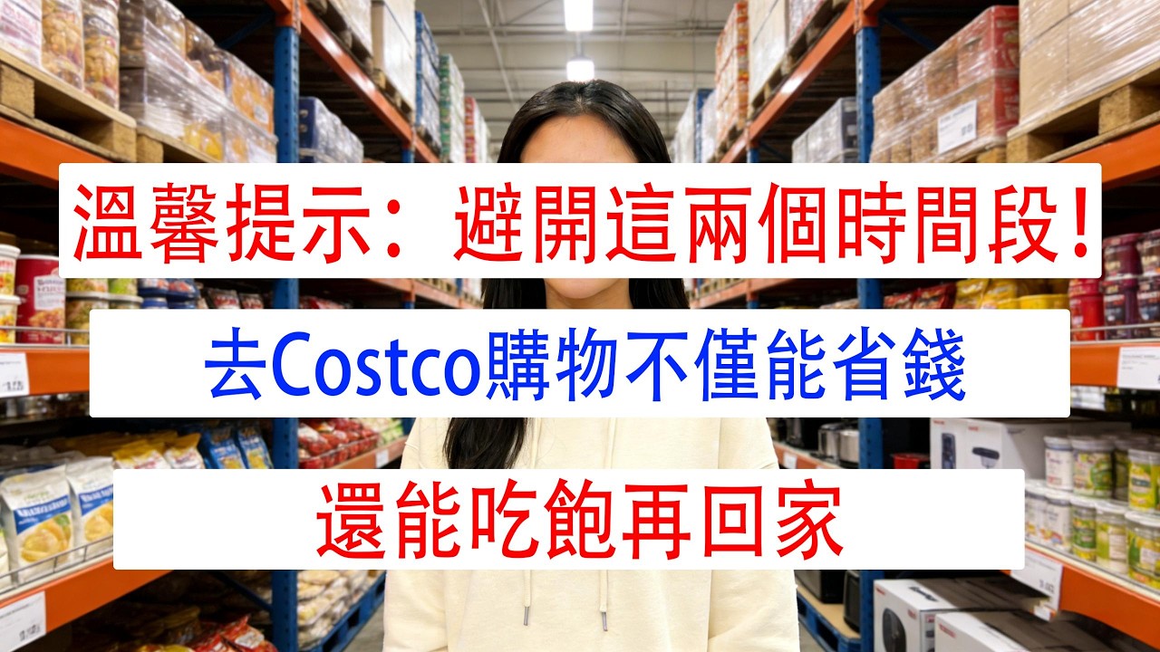 溫馨提示：避開這兩個時間段！去Costco購物不僅能省錢，還能吃飽再回家居然沒人知道