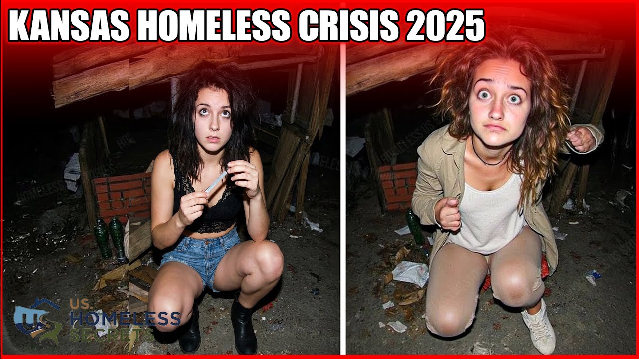 Kansas's Homeless Crisis 2025 2,600 Homeless People Hiding in Parking Lots  Documentary