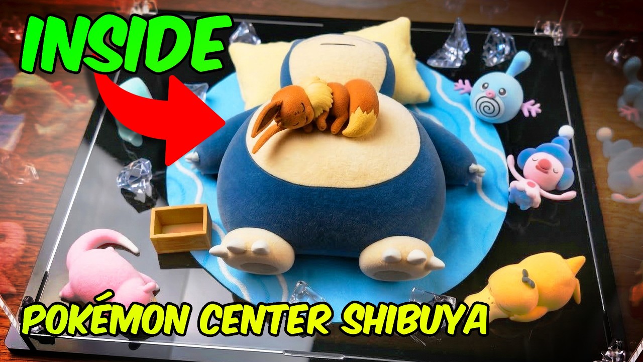 Что находится внутри Pokémon Center Shibuya?
