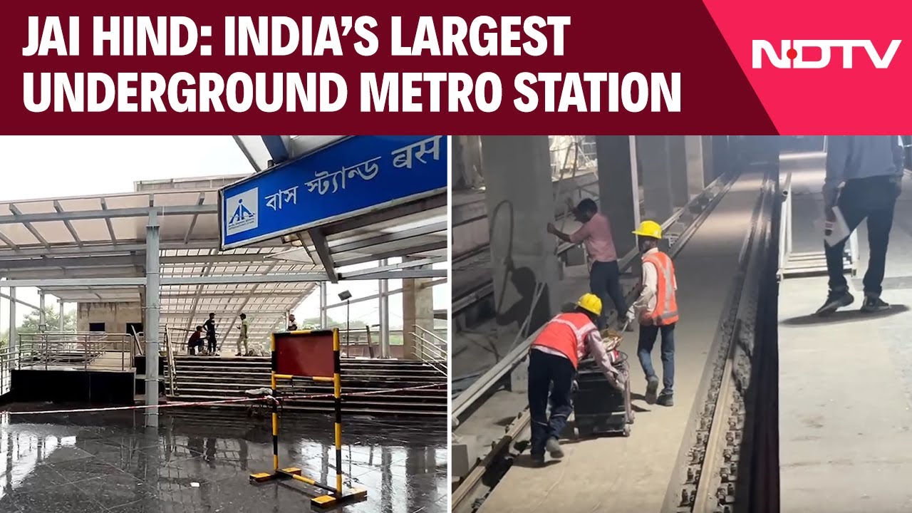 Jai Hind Airport Kolkata | First Look Of India’s Largest Underground Metro Facility