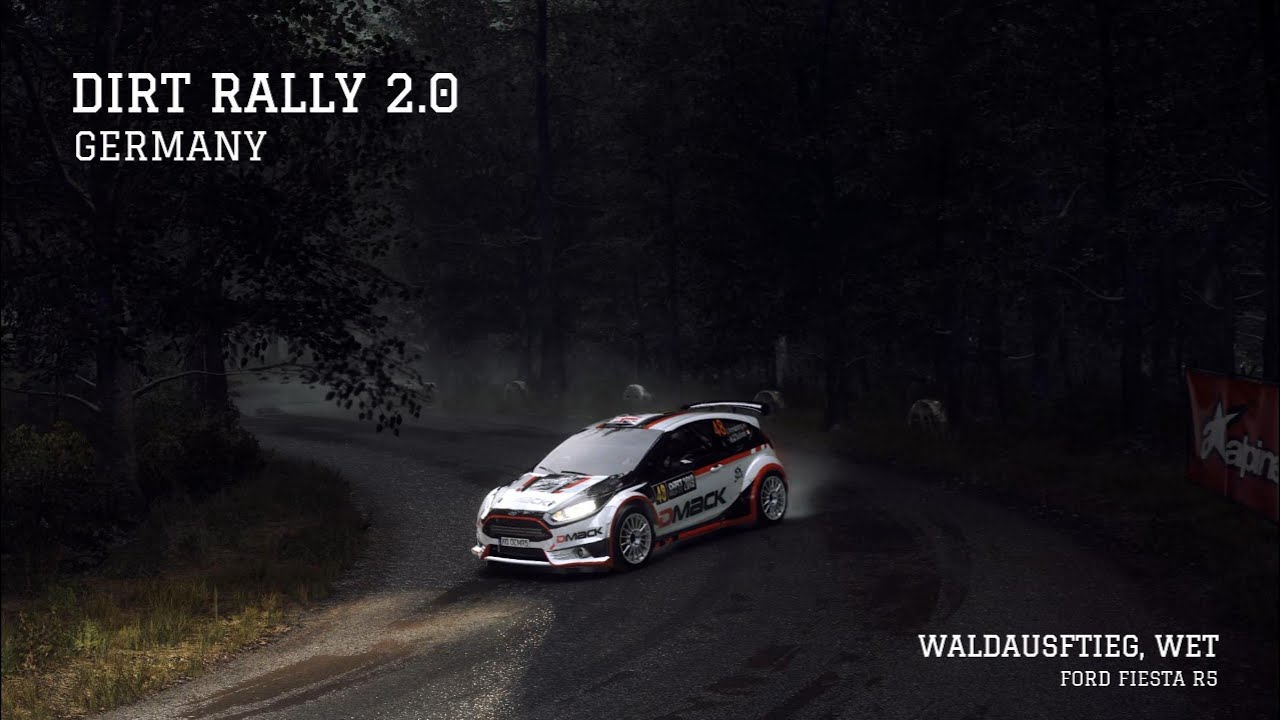 Dirt Rally 2.0 - Germany, Waldausftieg (Wet) - Ford Fiesta R5