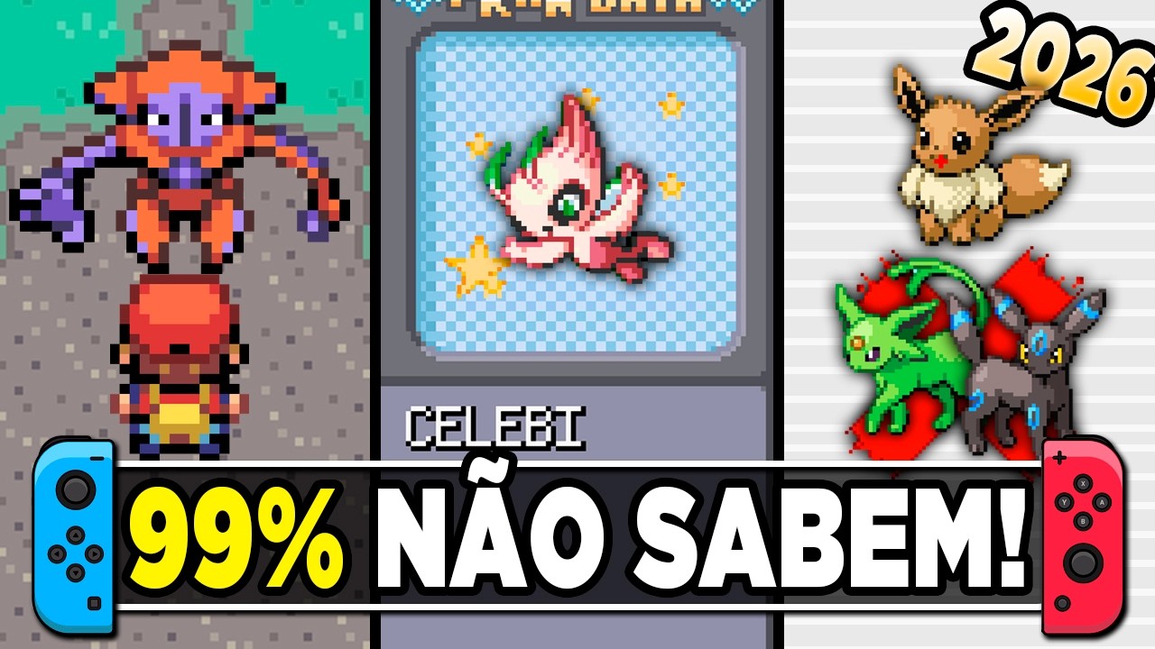 A Maioria dos Jogadores de Pokémon FIRE RED Não Sabem Disso - 20 Curiosidade Pokémon