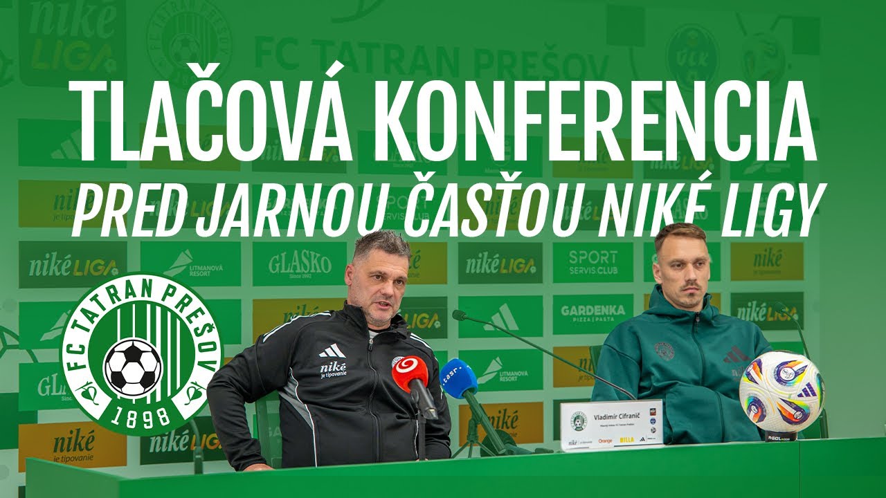 🎤 TLAČOVÁ KONFERENCIA PRED JARNOU ČASŤOU NIKÉ LIGY