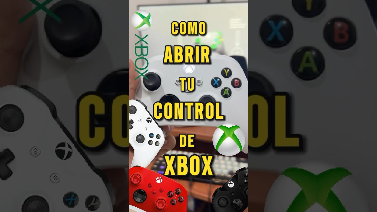 c&oacute;mo ABRIR tu CONTROL de #xbox #xboxseries #xboxone #tutorial