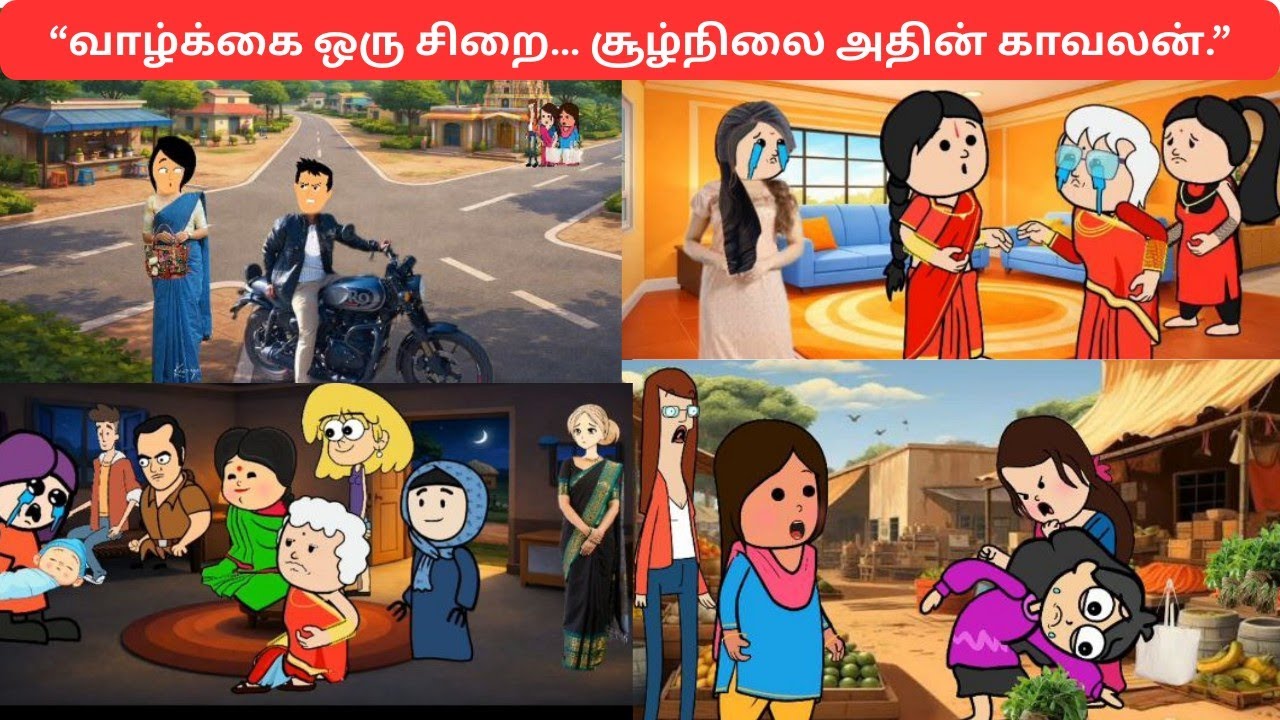 KKVEpi-22😡😭சூழ்நிலை…நல்லவரையும் கைதியாக்கும்😂🥺⁉️#cartoonpetti#viral#trending#comedy#animation#aishu