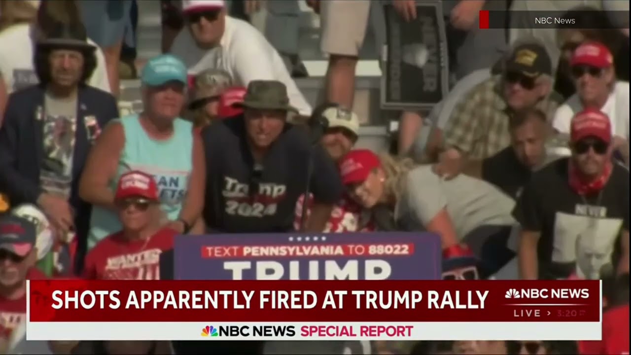 Специальный репортаж NBC News о стрельбе на митинге Трампа, открытие 13 июля 2024 г.