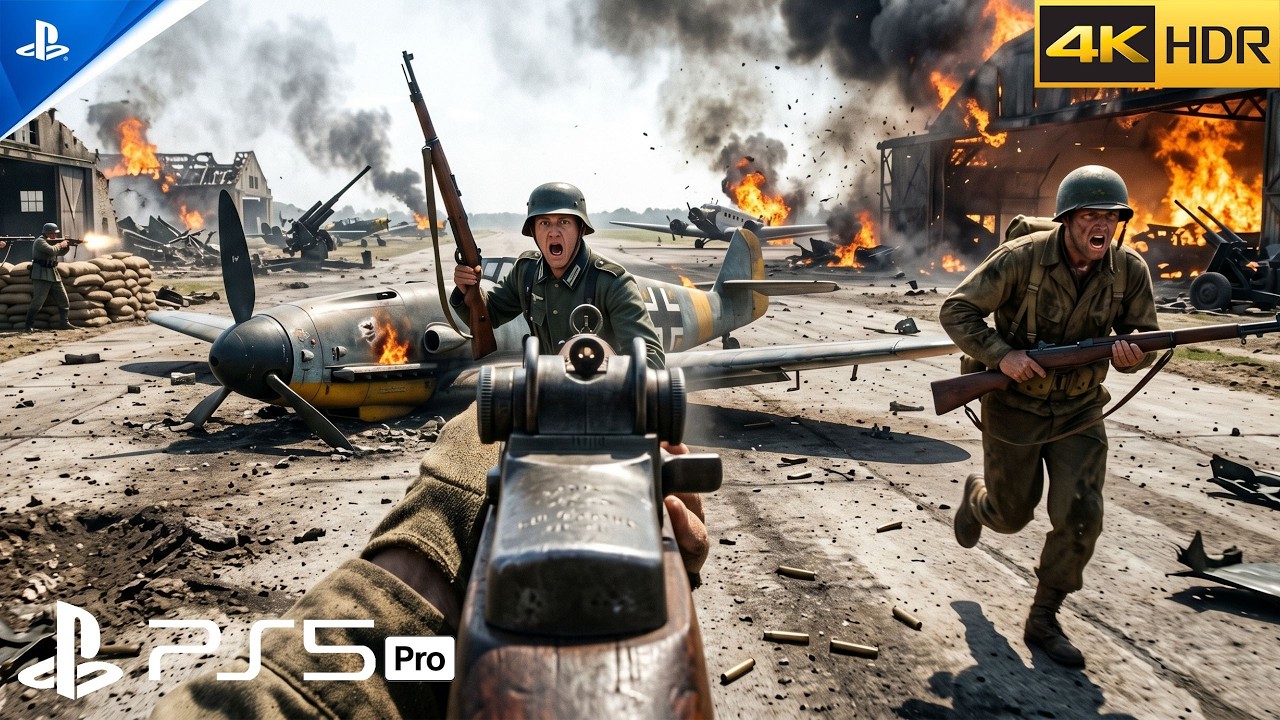 Call of Duty Vanguard (PS5) WWII Last Stand Against German Commander | 4K 60FPS