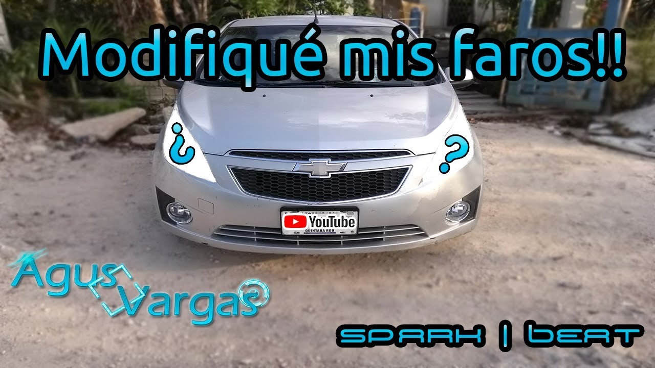 ABRIR FAROS E INSTALAR LUPAS PROYECTORES RETROFIT | SPARK / BEAT | MODIFICAR FAROS | Agus Vargas