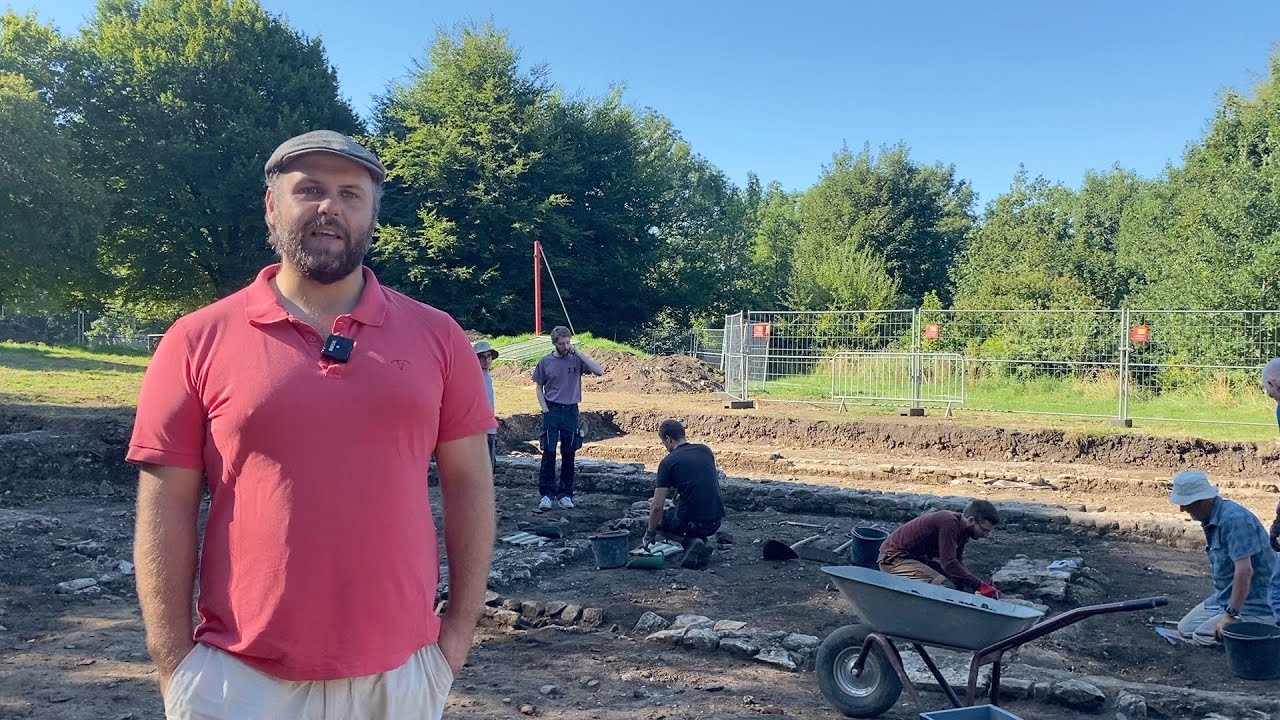 Grabung 2022  im Arch&auml;ologischen Park Cambodunum