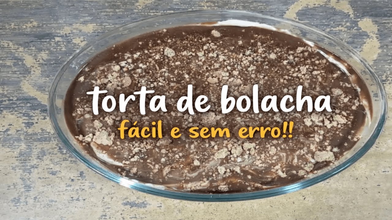 TORTA DE BOLACHA OU PAVÊ ??? SIMPLES E FÁCIL DE FAZER