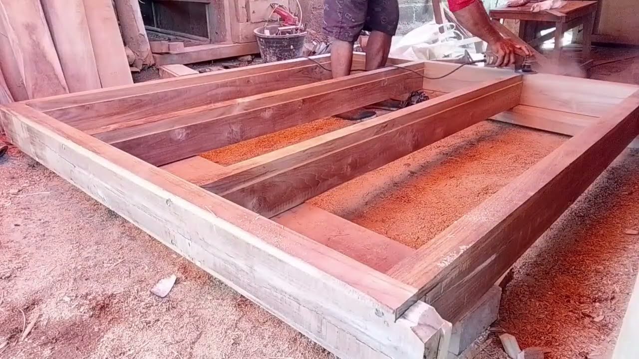 Cara Merakit Kusen Jendela Kayu Jati 3 Lubang | Kokoh & Anti Mlintir