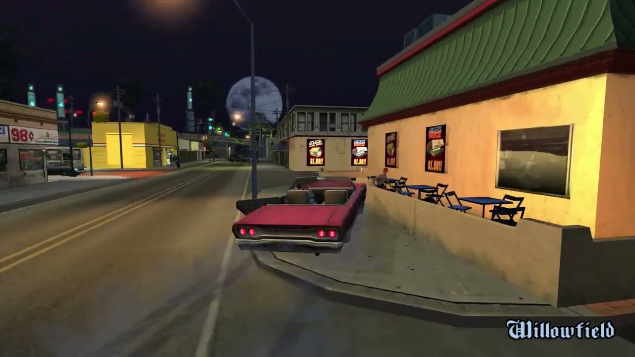 GTA San Andreas: driving around with Radio Los Santos