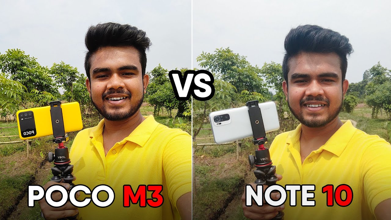 Redmi Note 10 vs POCO M3 CAMERA TEST
