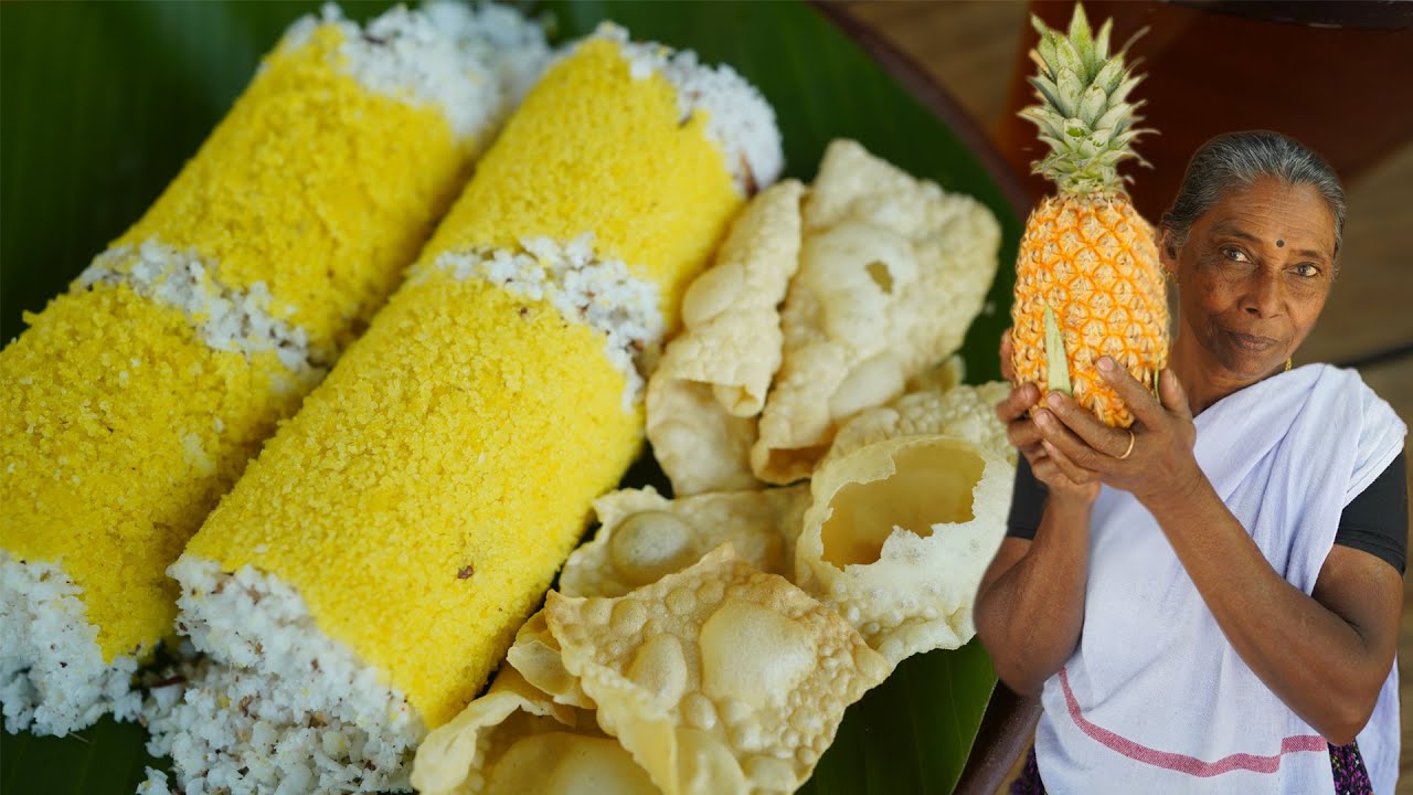Super Tasty & Healthy Breakfast - Pineapple Puttu Recipe