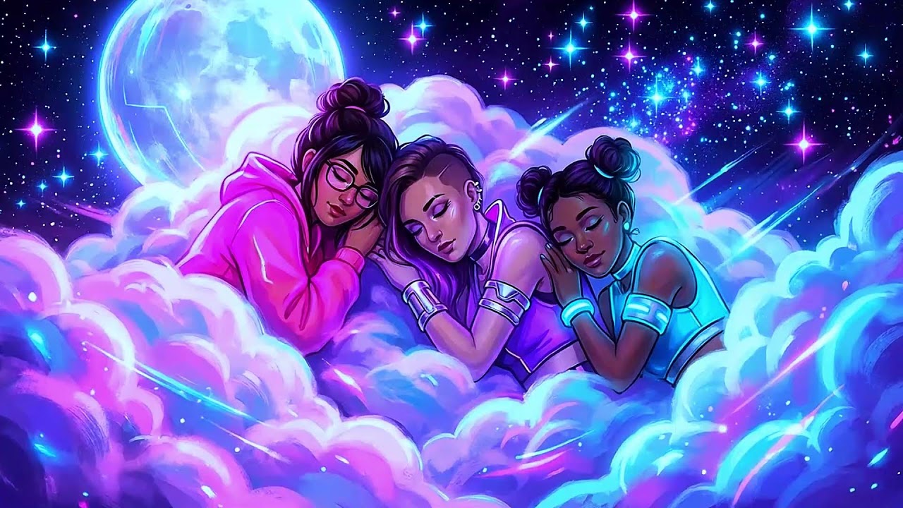 Peaceful Piano Sleep Music With Rumi, Mira & Zoey from Huntrix 💤