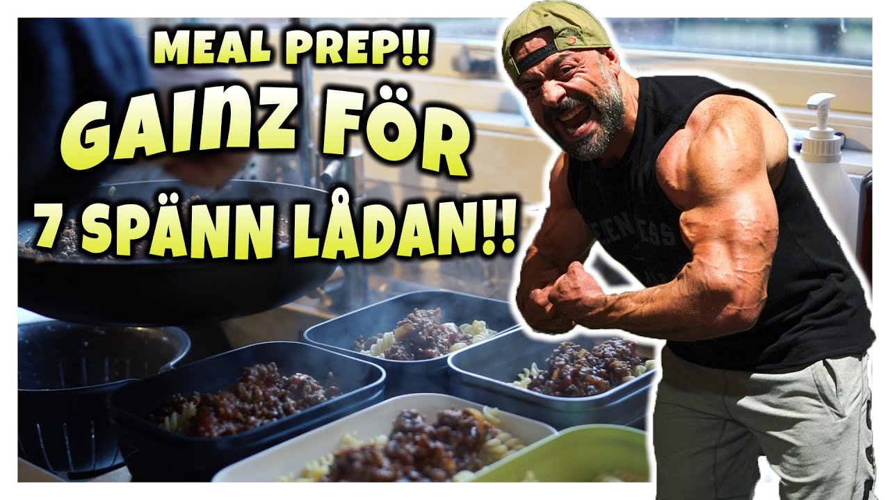 HUR MAN GÖR ENKEL OCH BILLIG FITNESSMAT - MEALPREP