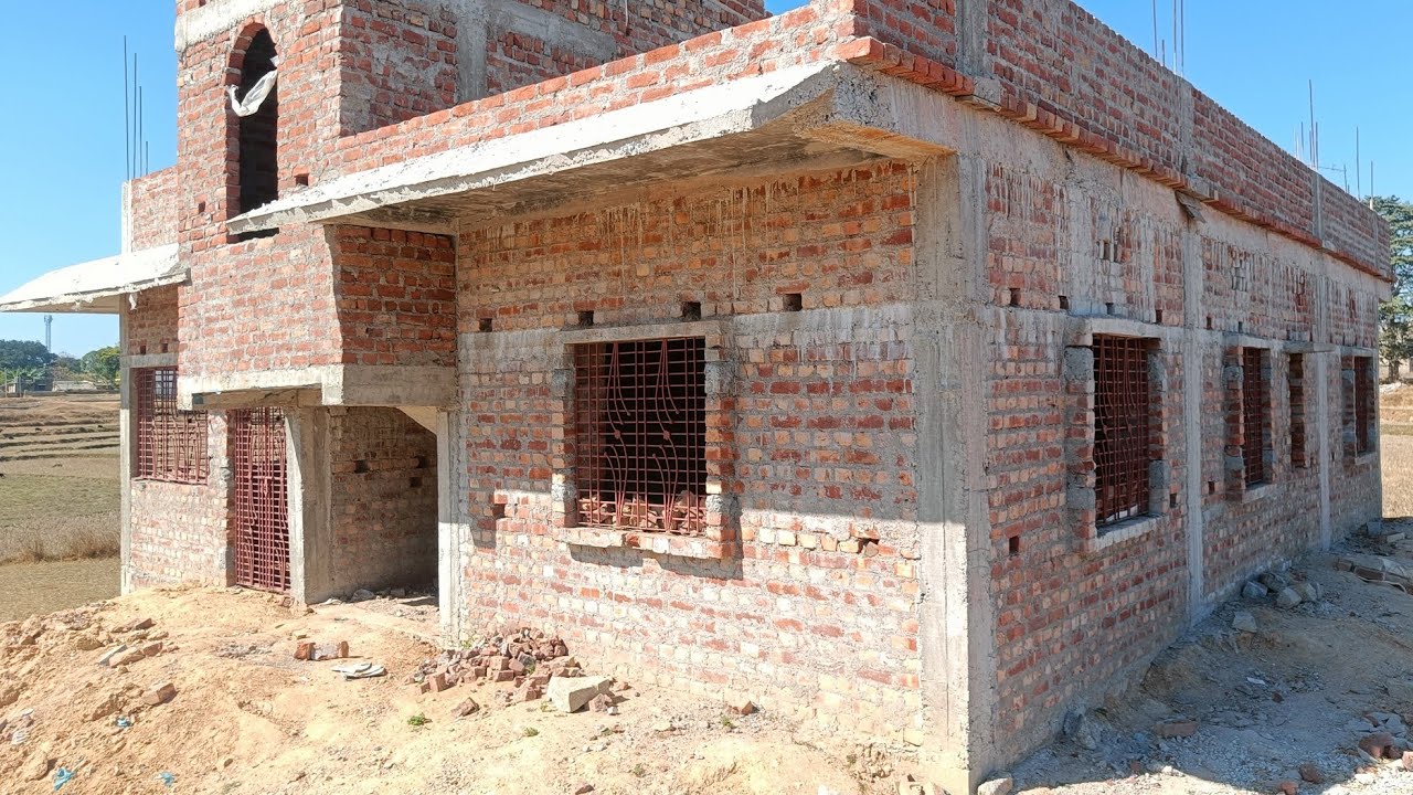मात्र 1400 Square Feet में बनता हुआ शानदार घर 🏡 #walkthrough