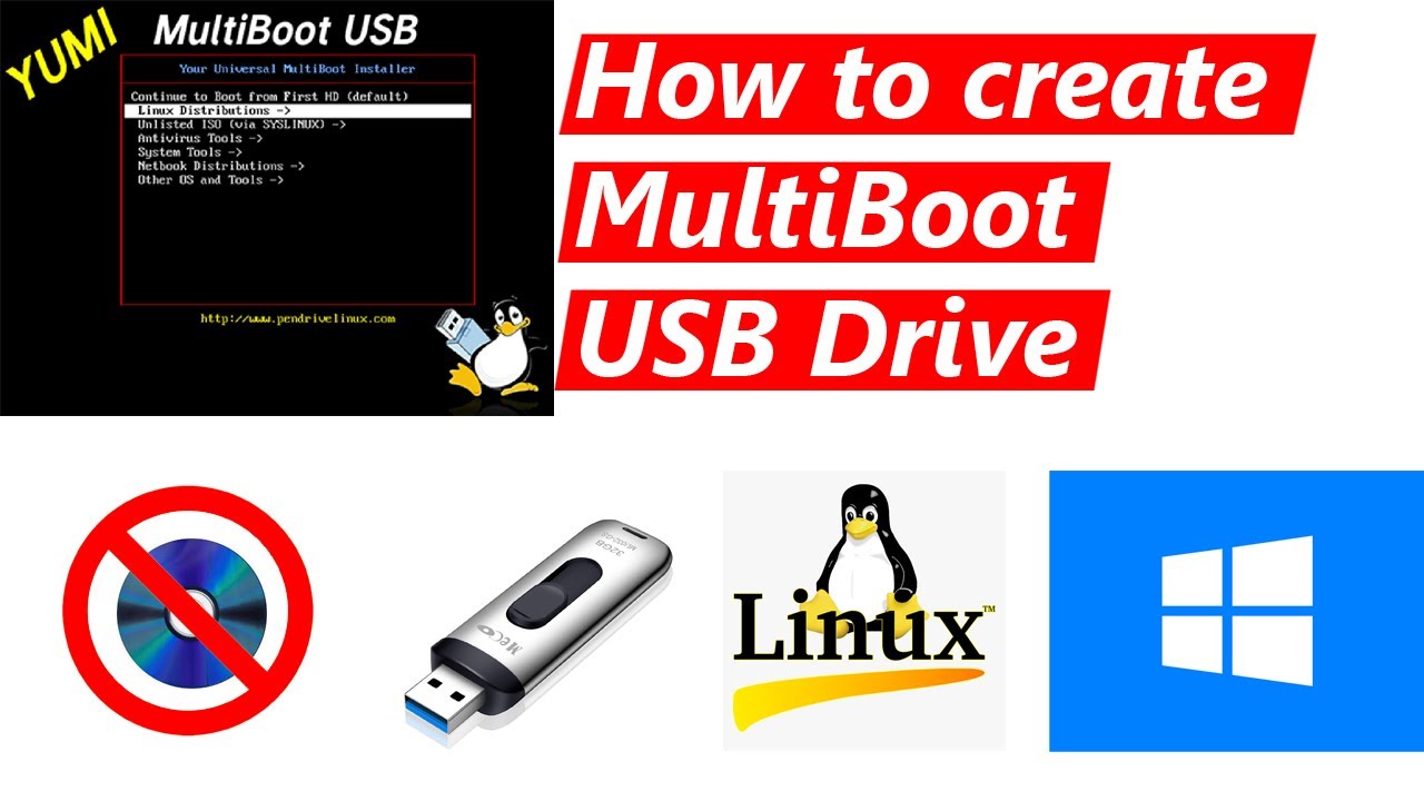 How to create Multi-Boot Flash drive (UEFI & Legacy All In One)?