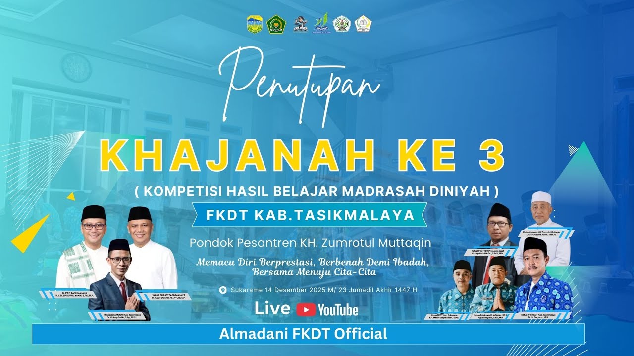 LIVE PENUTUPAN KHAJANAH DINIYAH KE - 3 | Komplek Pesantren KH. Zumratul Muttaqin Tahun 2025