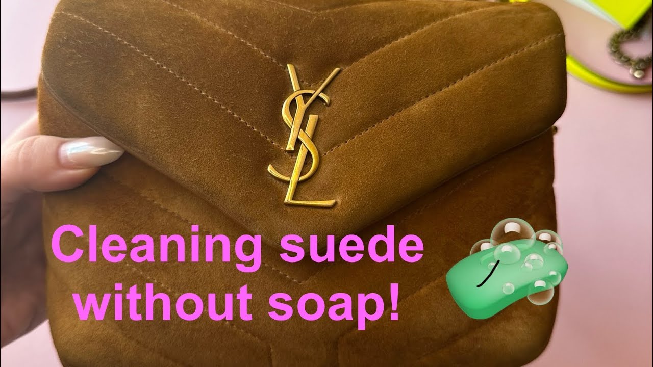 Suede bag fix - How to clean designer suede purse