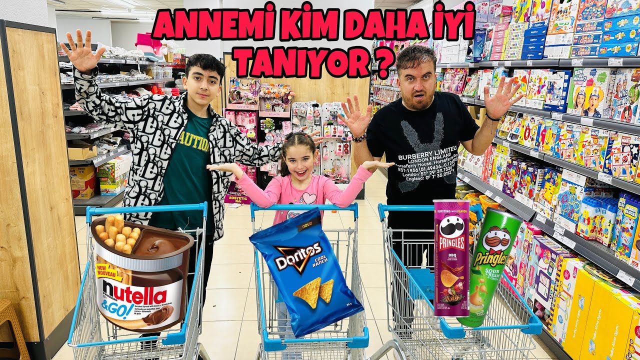 ANNEMİ KİM DAHA İYİ TANIYOR CHALLENGE !! TELEPATİK ALIŞVERİŞ !!