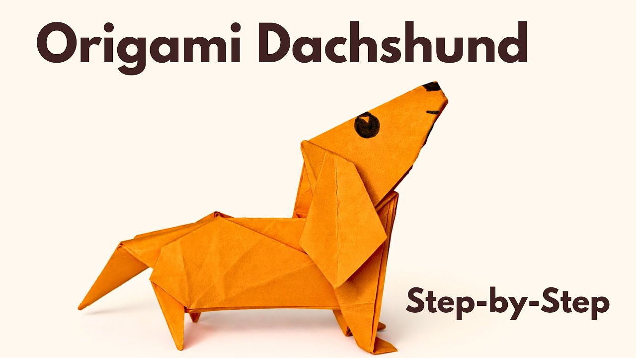 Make an Origami Dachshund | Origami Dog Tutorial