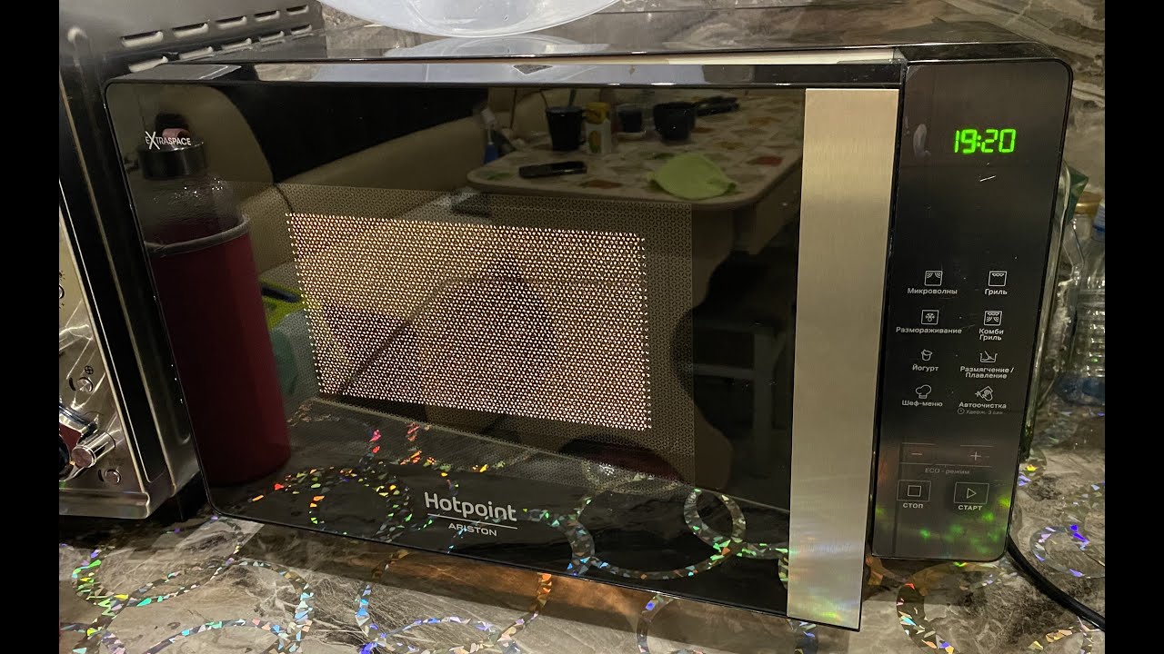 Честный отзыв о микроволновой печи Hotpoint-Ariston без поворотного круга.