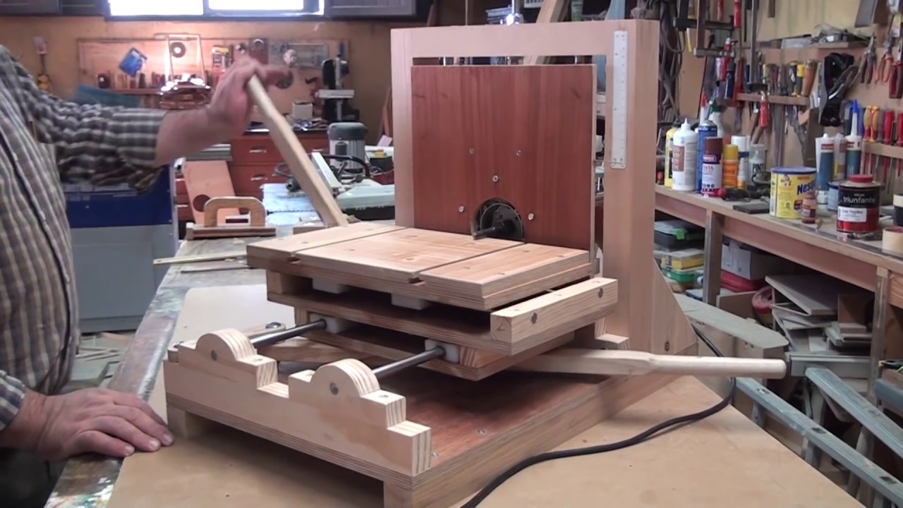 Horizontal Router  Mortiser - Homemade - part 4 - Finish