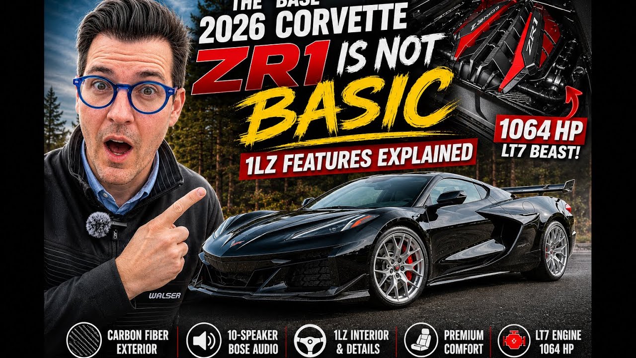 The “Base” 2026 Corvette C8 ZR1 is NOT Basic – 1LZ Features Explained