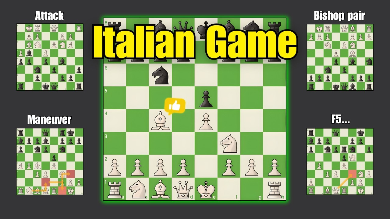 25 Must-Know Ideas in The Italian Game (Beginner → Master)
