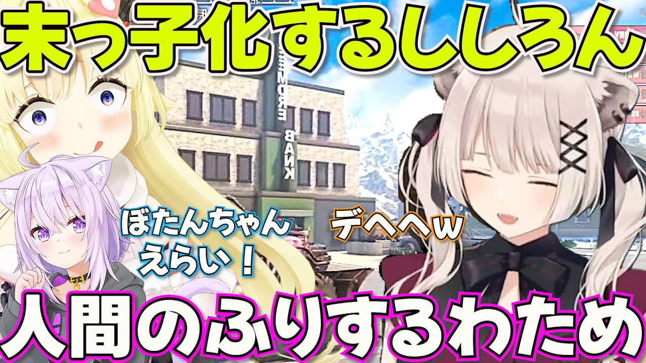 【 ホロ7DTDハード】Day11 珍しく末っ子みたいに甘えるししろん【ホロライブ獅白ぼたん切り抜き】